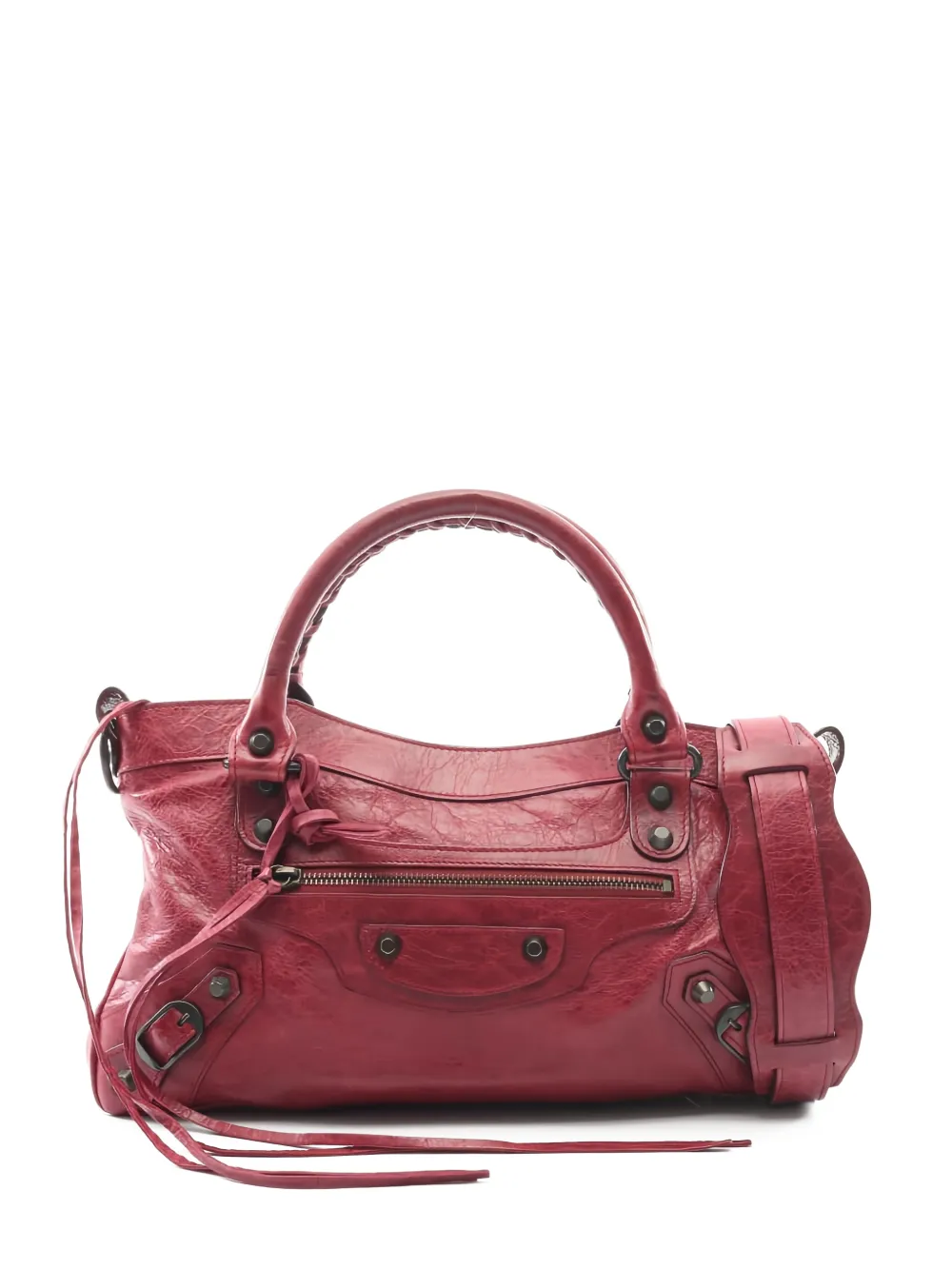 Balenciaga Pre-Owned 10s The First leather handbag - Rosso