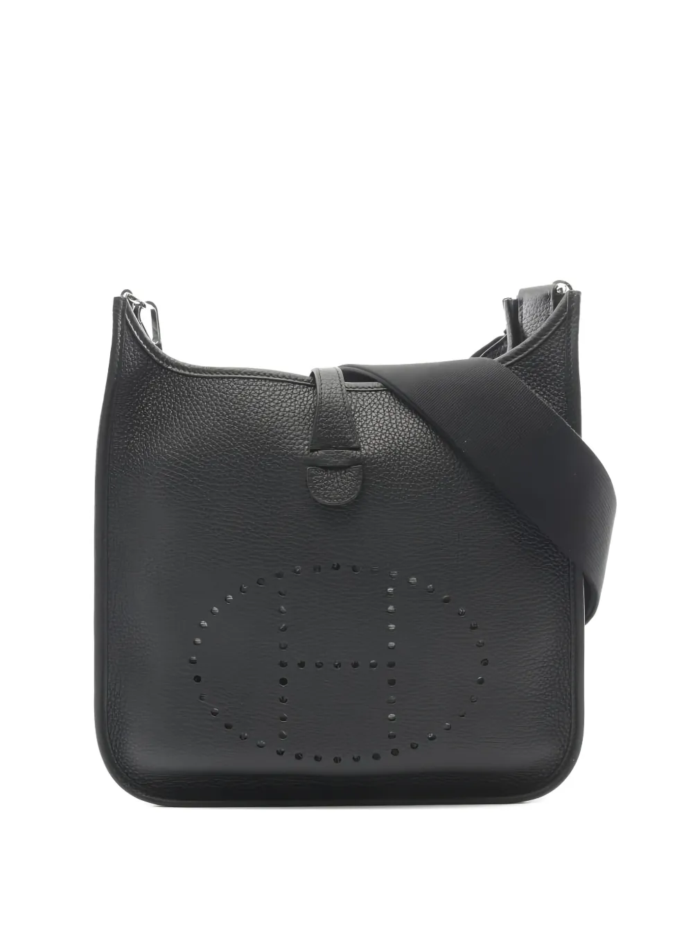 Hermès Pre-Owned 2022 PM Evelyn leather shoulder bag - Nero