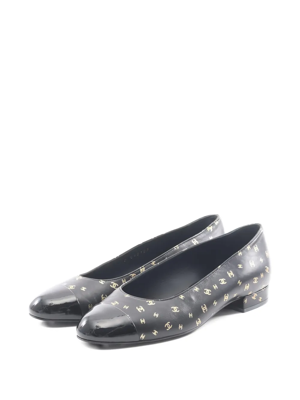 CHANEL Pre-Owned 1986-1988 Coco Mark leather pumps - Nero