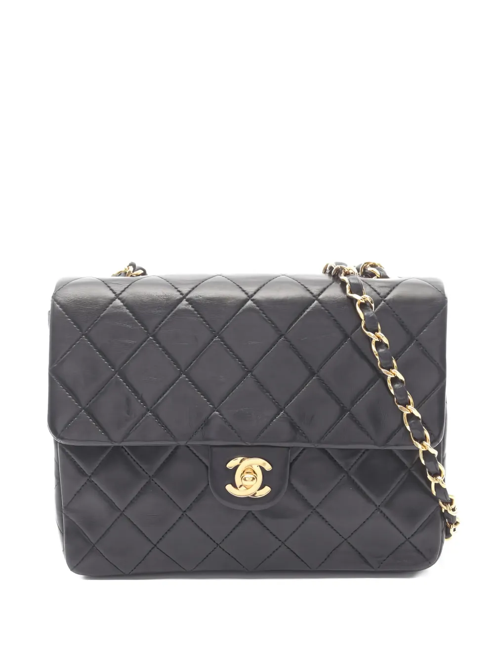 CHANEL Pre-Owned 1991-1994 20 matelasse chain-strap shoulder bag - Nero