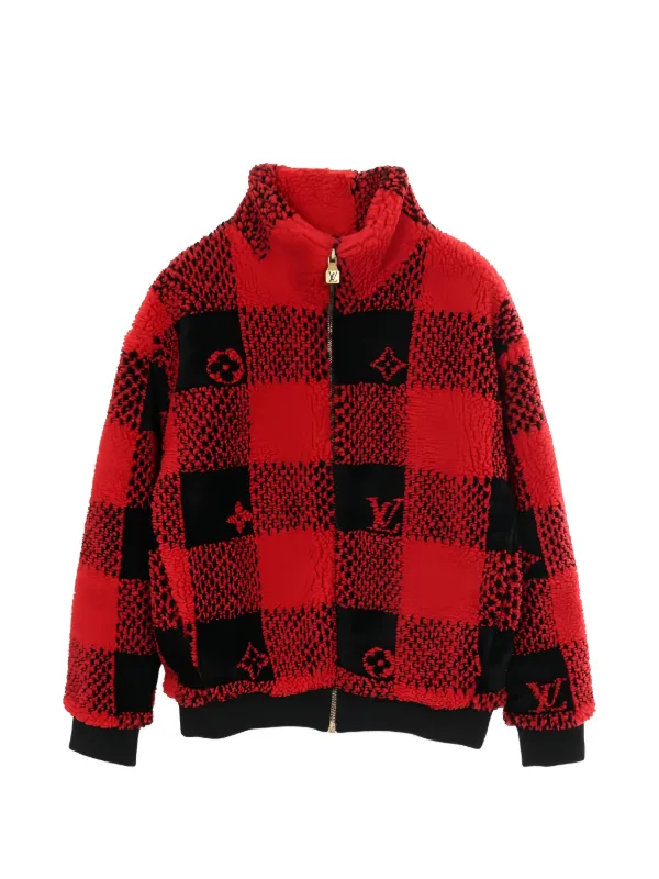 Louis Vuitton Pre-Owned 2010s damier-pattern Jacket | Red | FARFETCH