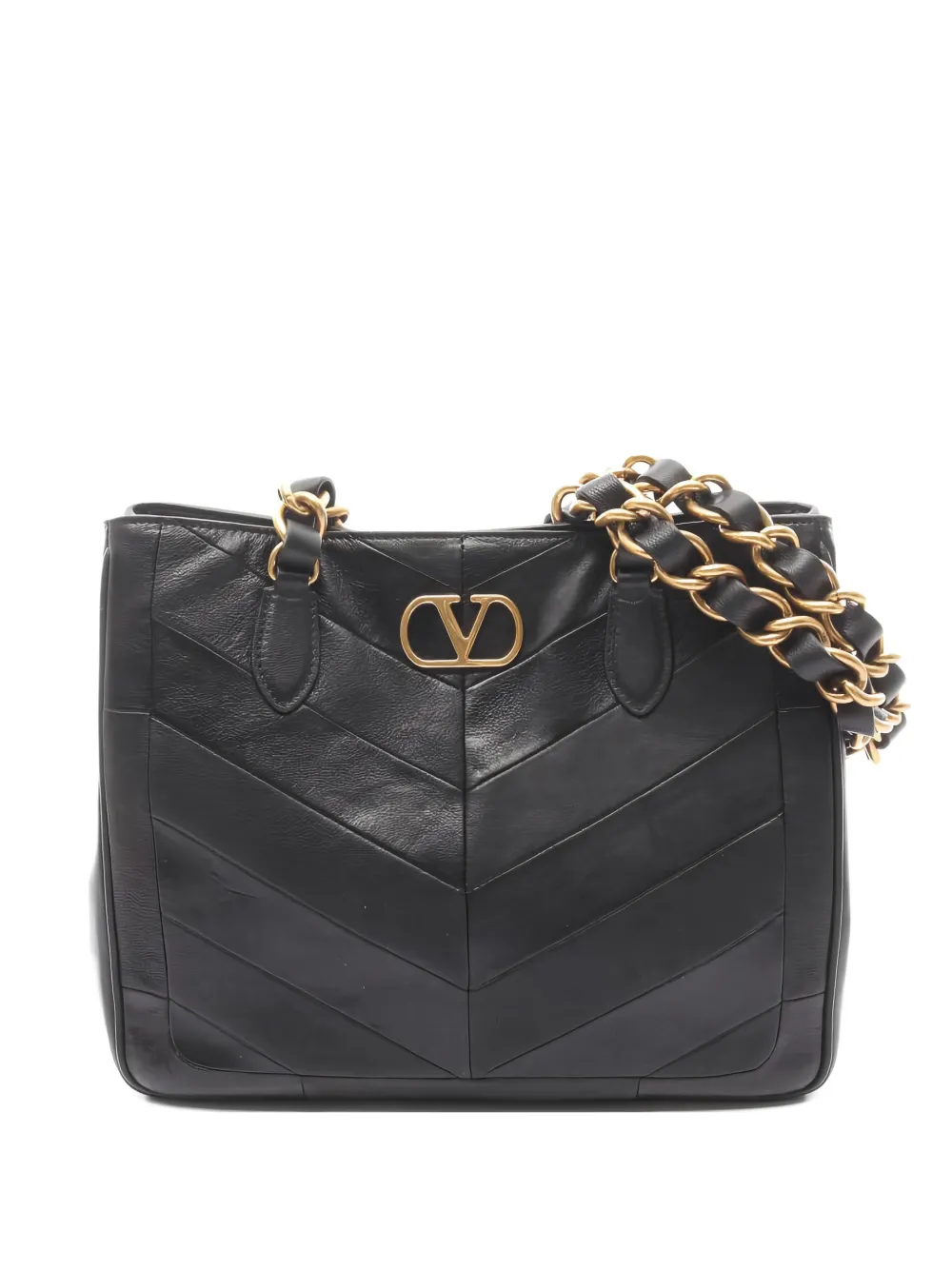 Valentino Garavani Pre-Owned 2000 Laseine shoulder bag - Nero