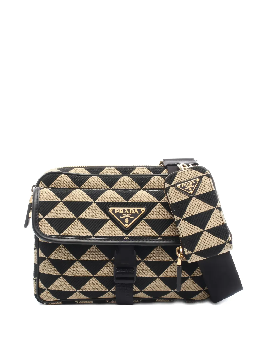 Prada Pre-Owned 2020s Symbole messenger bag - Nero