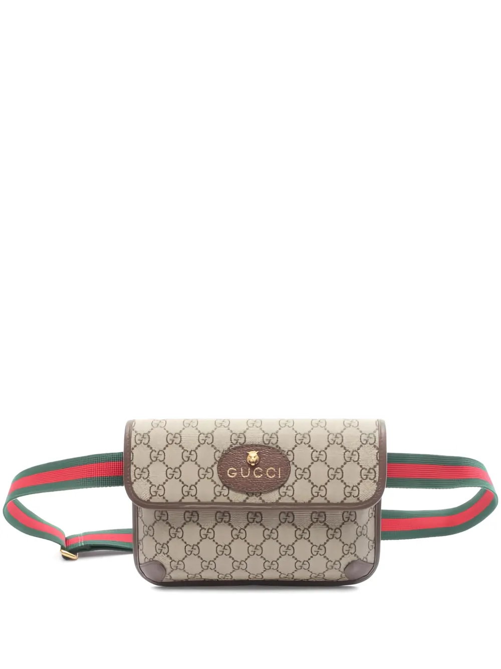 Gucci Pre-Owned 10s monogram-pattern belt bag - Toni neutri