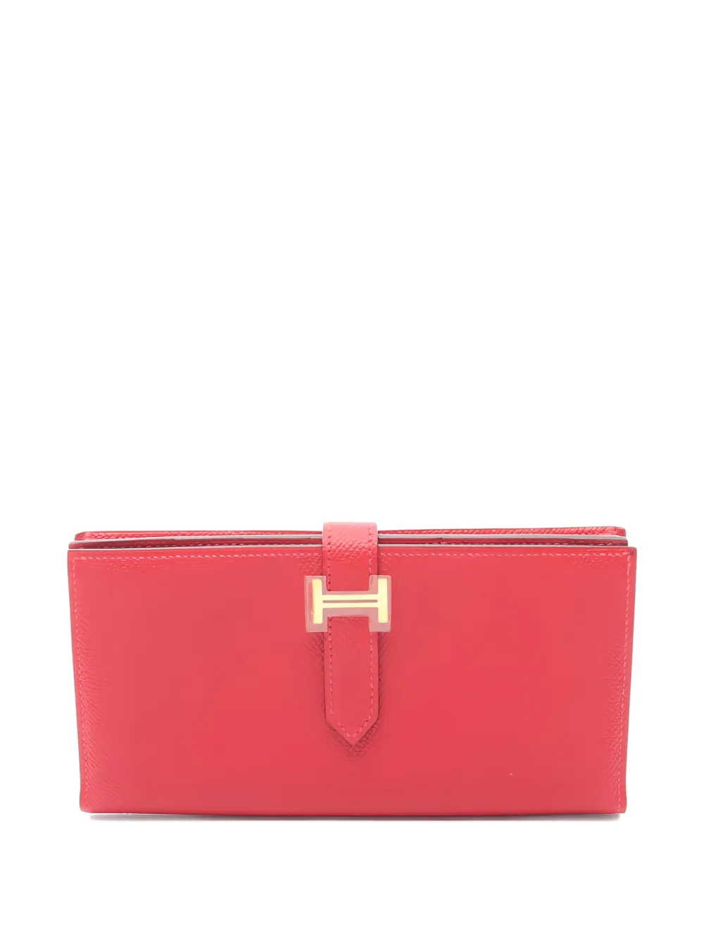 Hermès Pre-Owned Portafoglio Bearn 2015 - Rosso