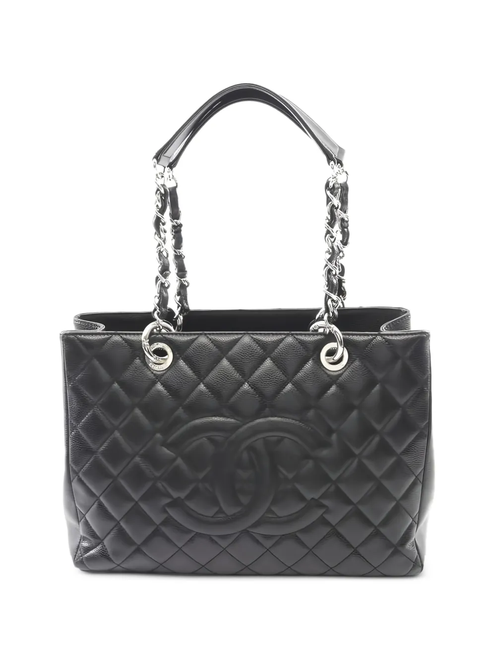 CHANEL Pre-Owned 2010-2011 quilted tote bag - Schwarz
