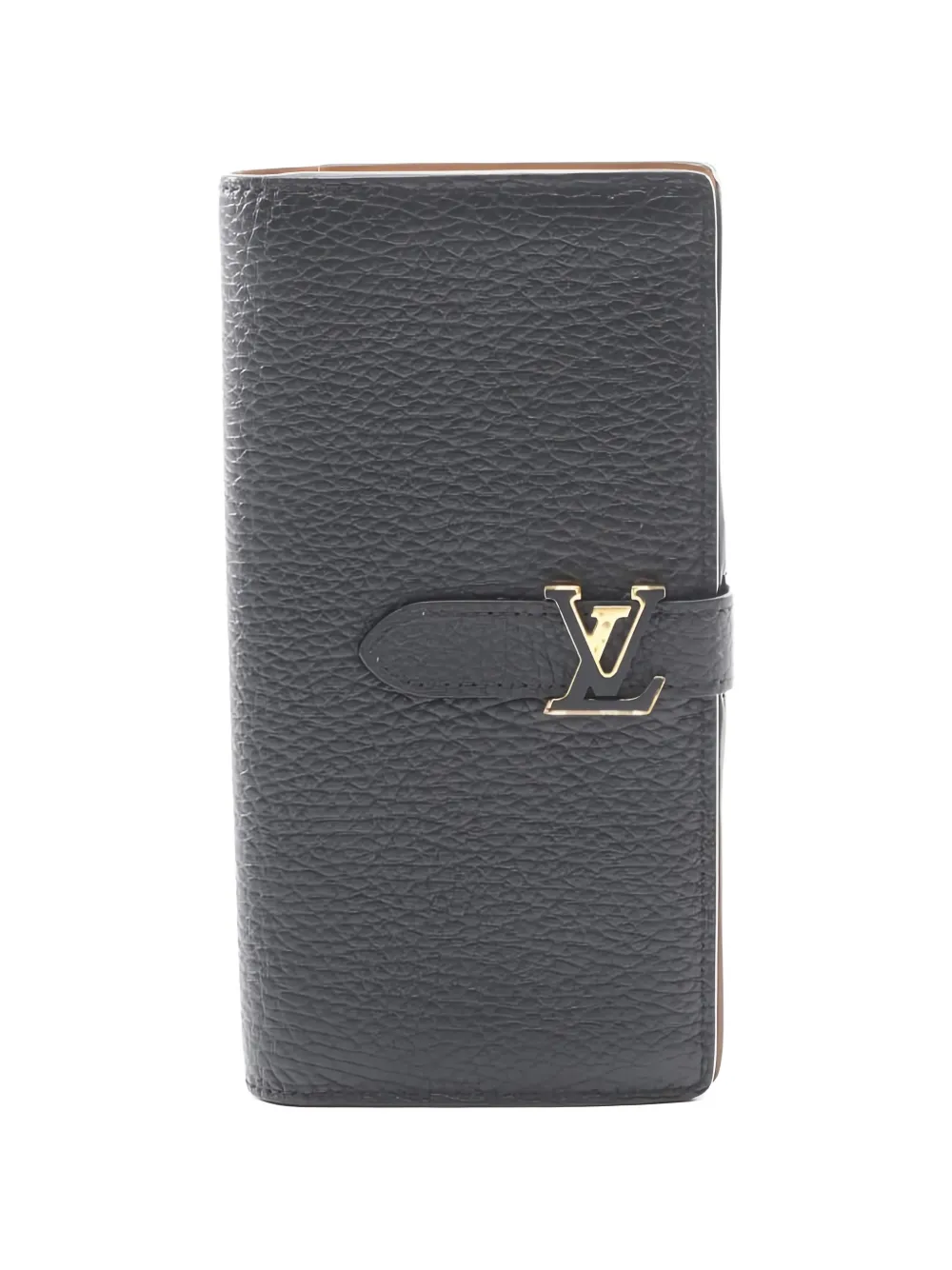 Louis Vuitton Pre-Owned 2021s leather bi-fold long wallet - Nero