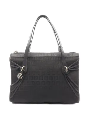 MCM Pre-Owned ロゴエンボス ハンドバッグ | ブラック | FARFETCH JP