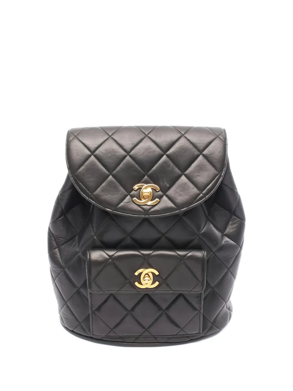 CHANEL Pre-Owned 1994-1996 lambskin backpack - Nero