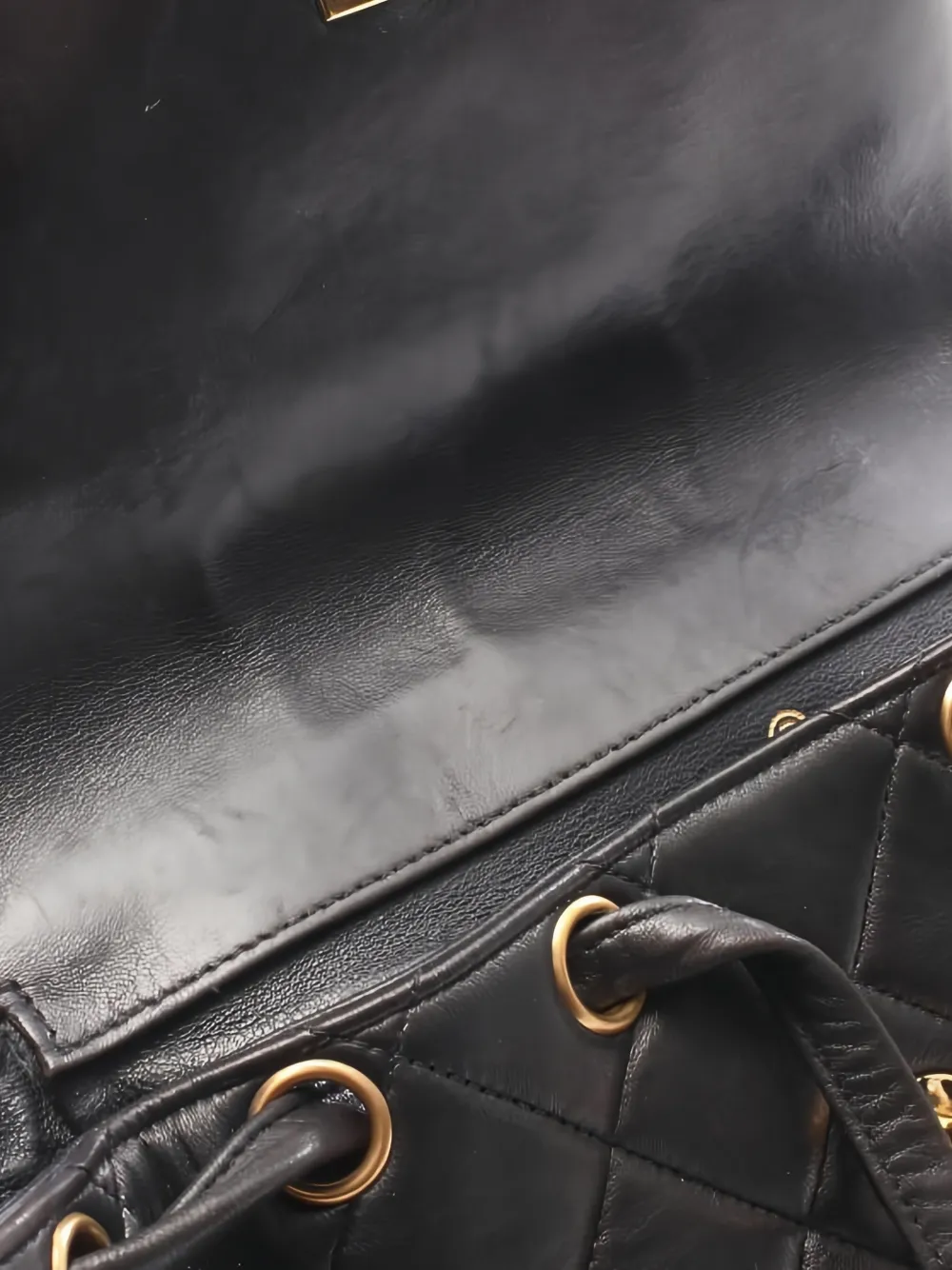 CHANEL Pre-Owned 1994-1996 rugzak van lamsleer Zwart