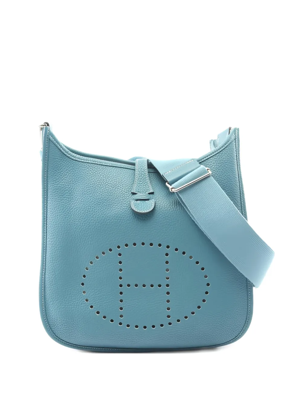 Hermès Pre-Owned 2011 PM Evelyn 3 Troyes perforated shoulder bag - Blu