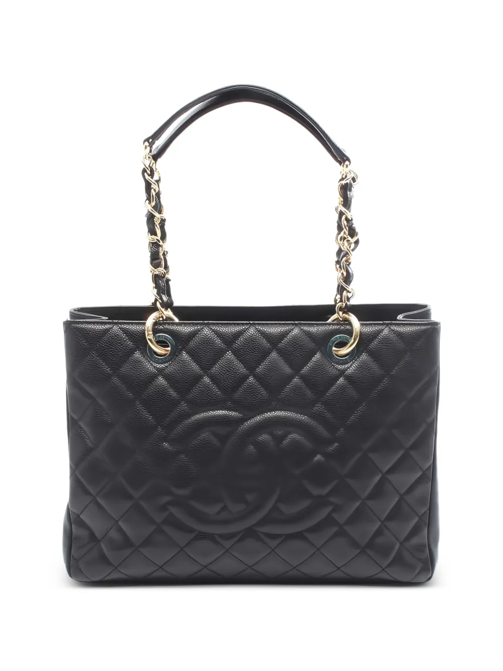 CHANEL Pre-Owned 2012-2013 matelasse chain shoulder bag - Nero