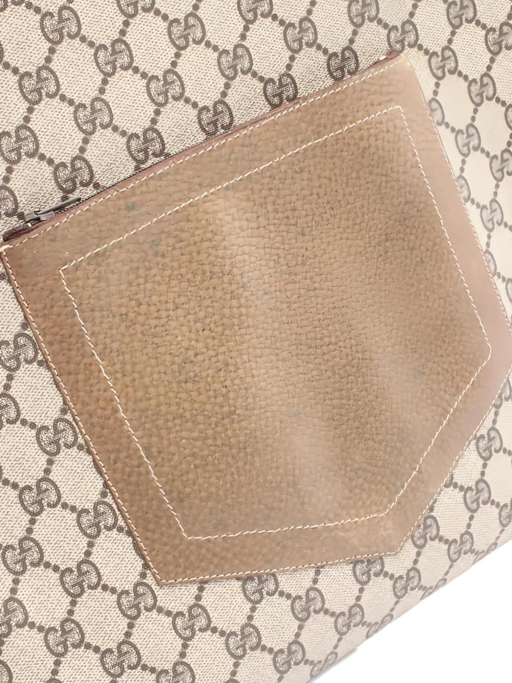 Gucci Pre-owned 2000s GG Sherry Line Tote Bag in Neutrals, view 5