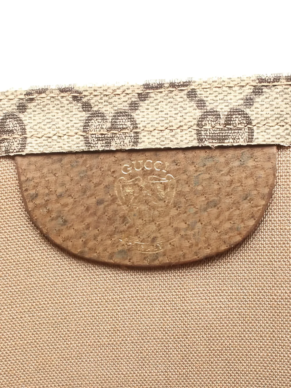 Gucci Pre-owned 2000s GG Sherry Line Tote Bag in Neutrals, view 4