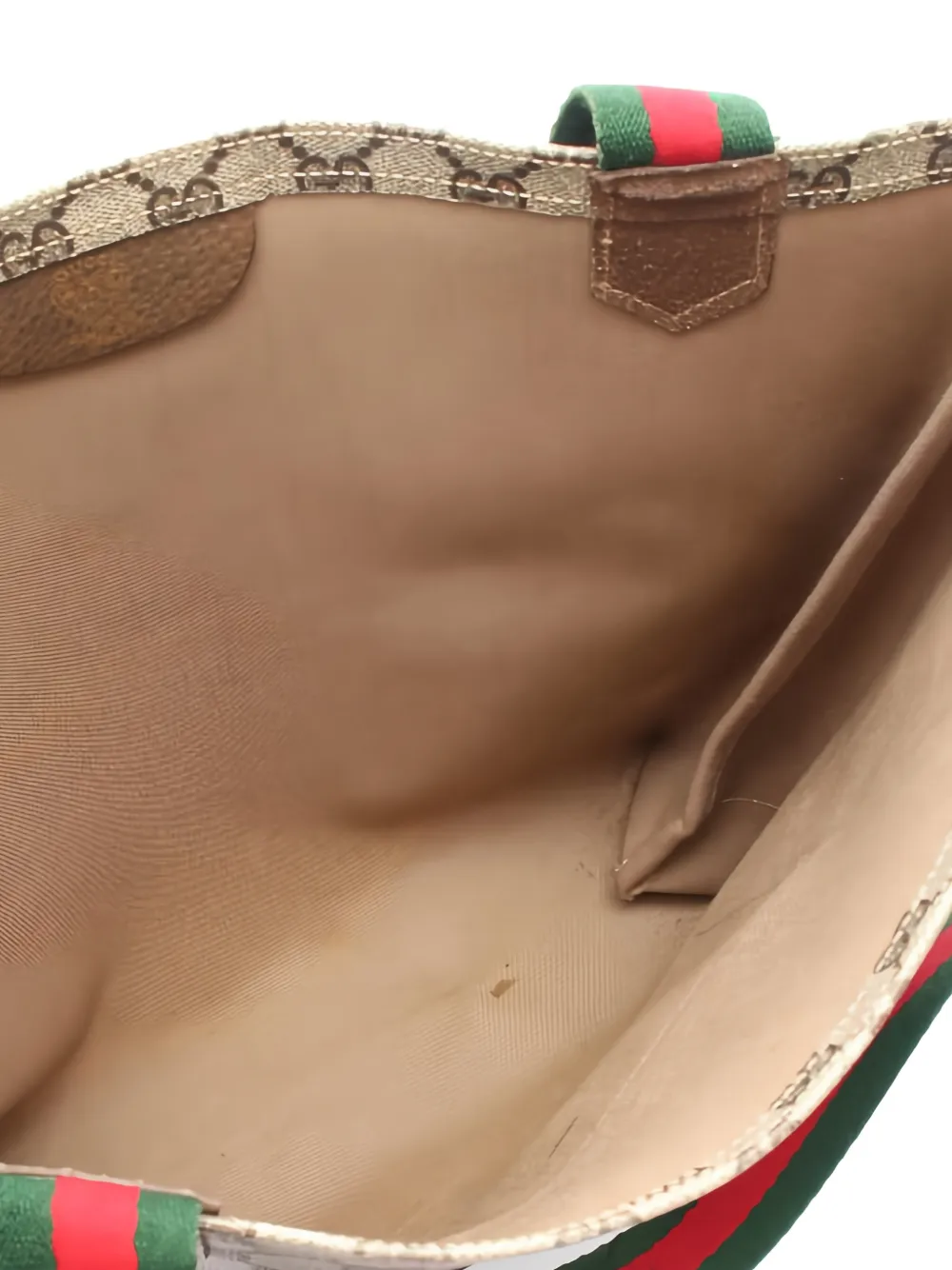 Gucci Pre-owned 2000s GG Sherry Line Tote Bag in Neutrals, view 3