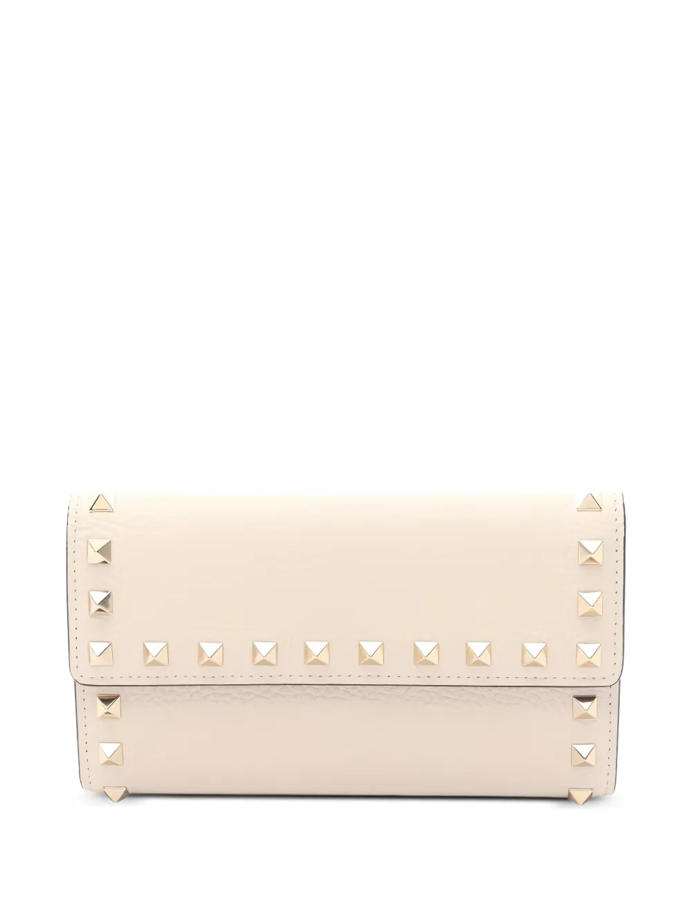 Valentino Garavani Pre-Owned Rockstud tri-fold wallet - Bianco