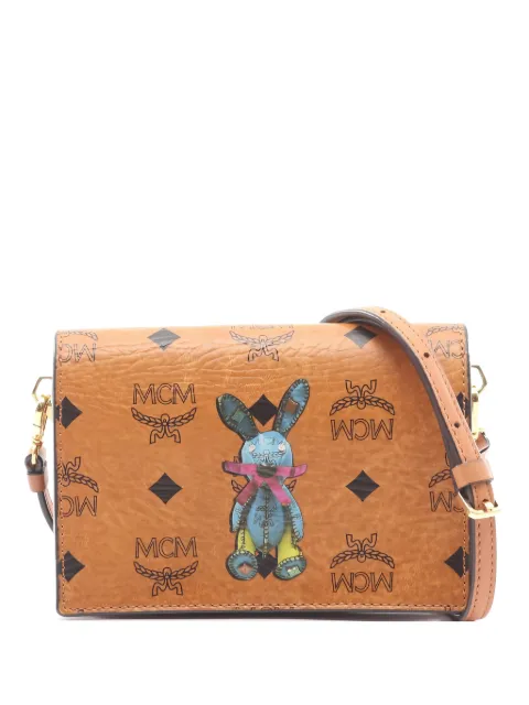 MCM Pre-Owned Visetos rabbit shoulder bag