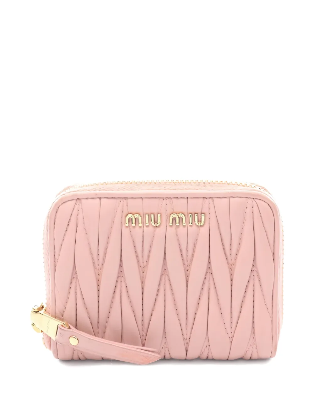 Miu Miu Pre-Owned 2000s logo-detail wallet - Rosa