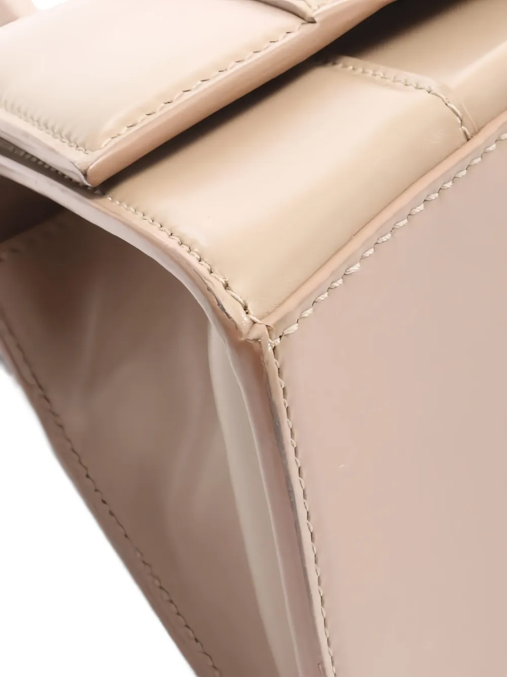 2010s Small Hourglass Leather Tote Bag