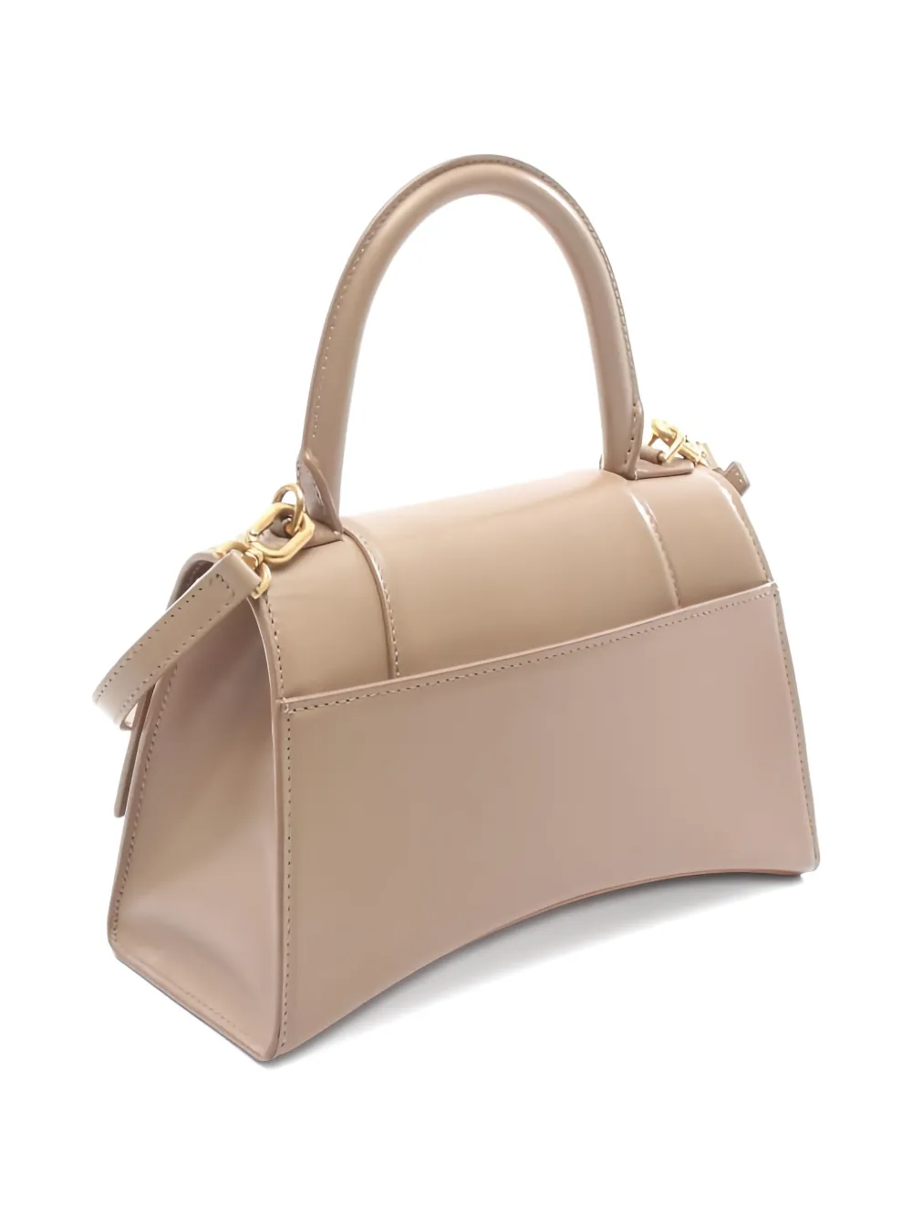2010s Small Hourglass Leather Tote Bag