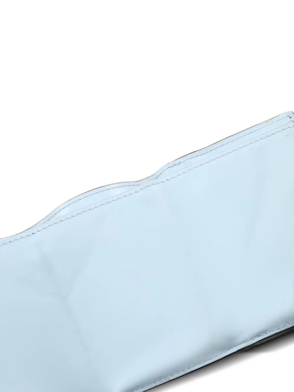 Fendi Pre-owned Logo-debossed Leather Wallet in Blue, view 3