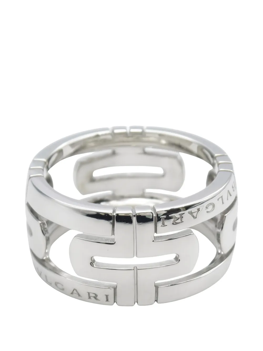 Bvlgari Pre-Owned 2010 open parenthesis ring - Argento