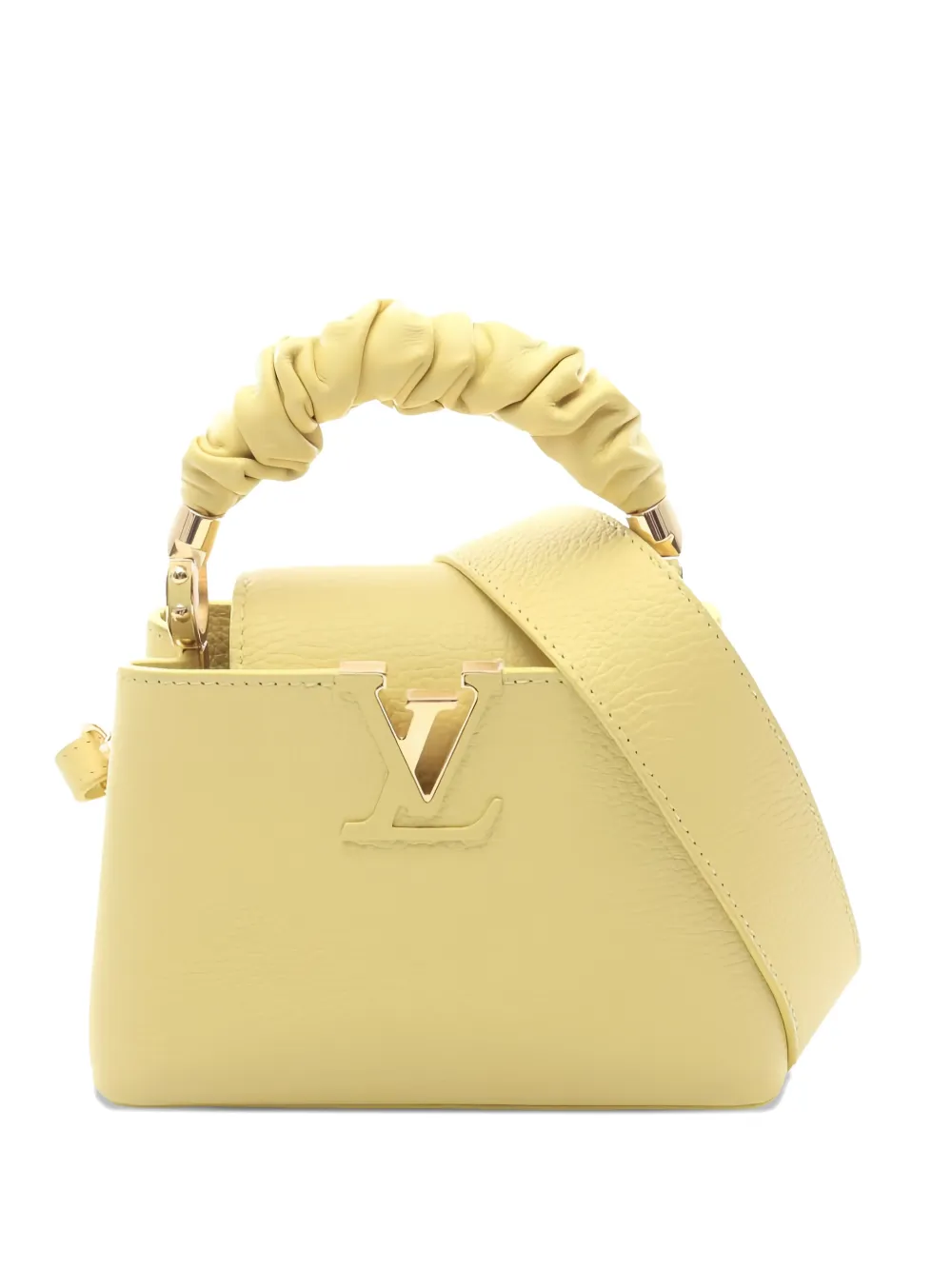 Louis Vuitton Pre-Owned 2021 mini Capucines handbag - Giallo