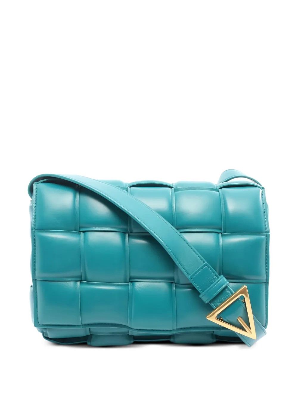 Bottega Veneta Pre-Owned 2010s Padet Cassette shoulder bag - Blu