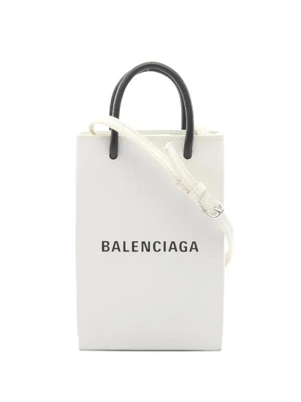 Balenciaga Pre-Owned 2000s レザーショルダーバッグ | ホワイト 