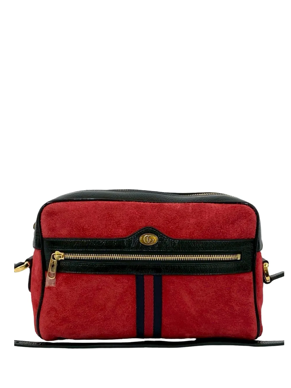 Gucci Pre-Owned 2016-2025 Suede Ophidia crossbody bag - Nero