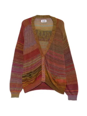 Magliano Psychedelic Bimbo tie-dye Cardigan | Brown | FARFETCH