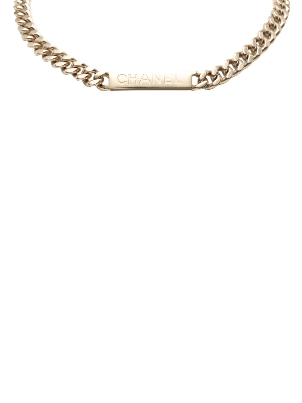 2015 Gold Plated Id Curb Link Chain Necklace Costume Necklace