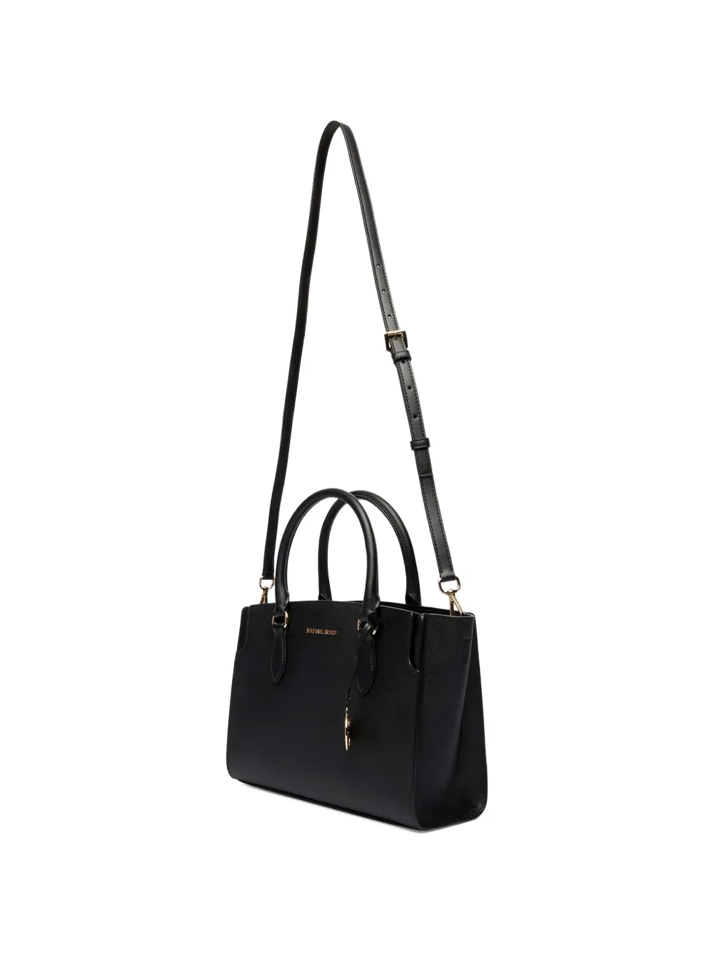 Michael Kors Medium Becca shopper met logobedel Zwart