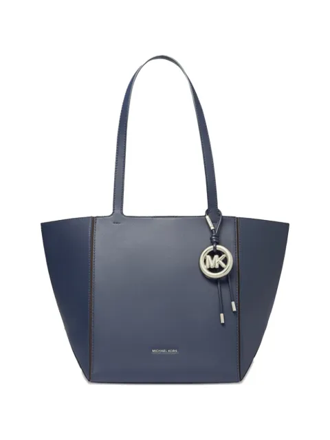Michael Kors medium Jordi logo-charm leather tote