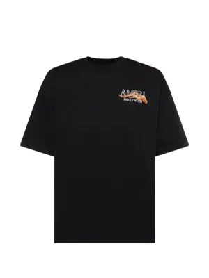 AMIRI Amiri Hollywood Oversized T-shirt | Black | FARFETCH