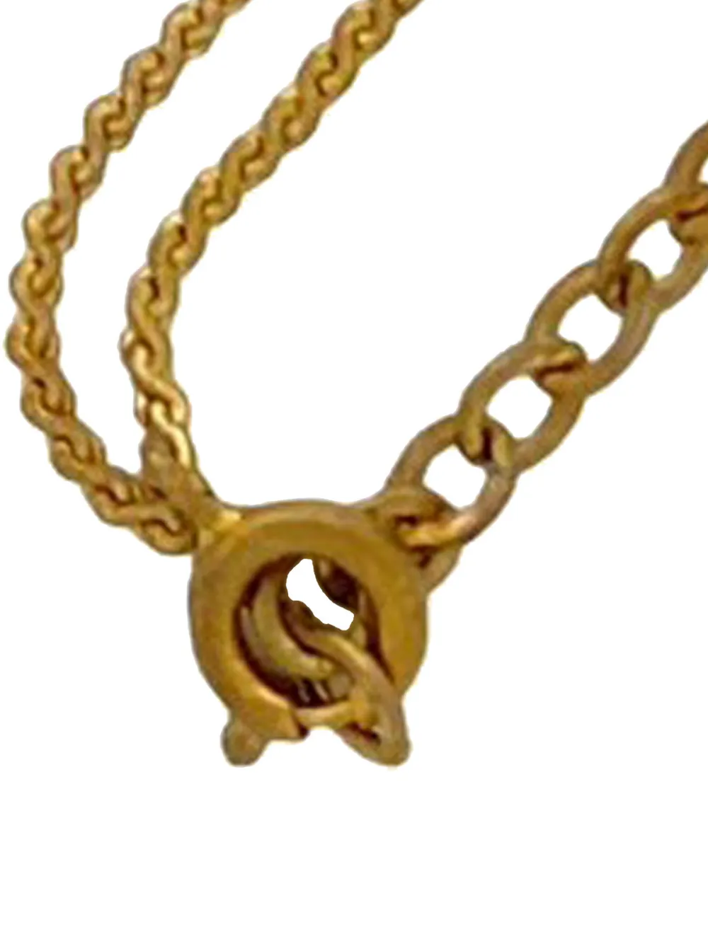 1990-2010 Gold Plated Cd Logo Pendant Necklace Costume Necklace