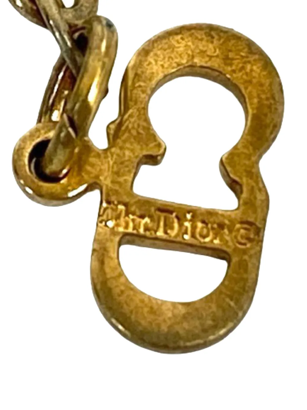 1990-2010 Gold Plated Cd Logo Pendant Necklace Costume Necklace