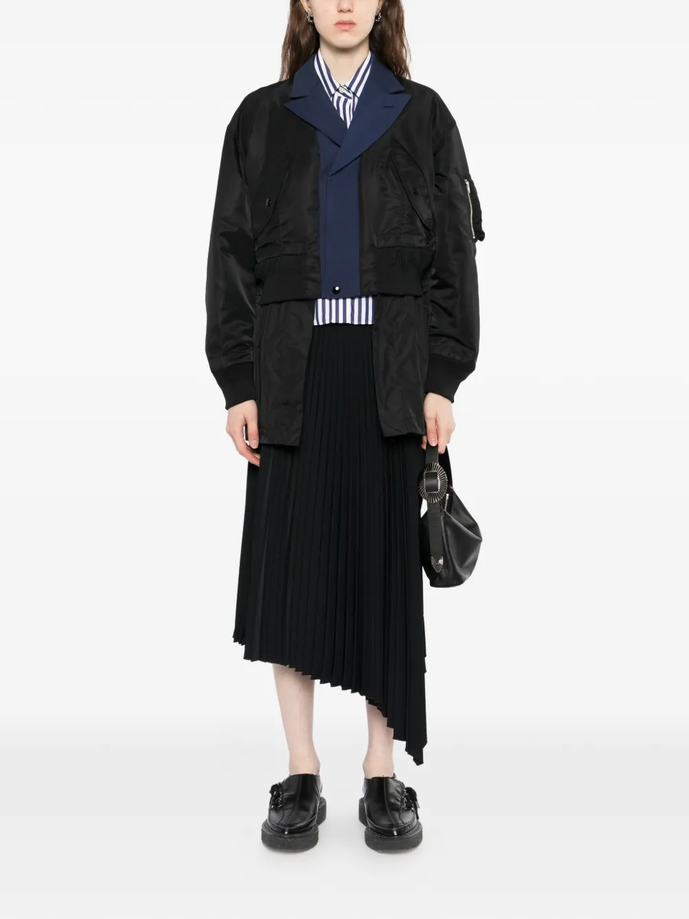  Toga Pulla Twill Jacket - Black 