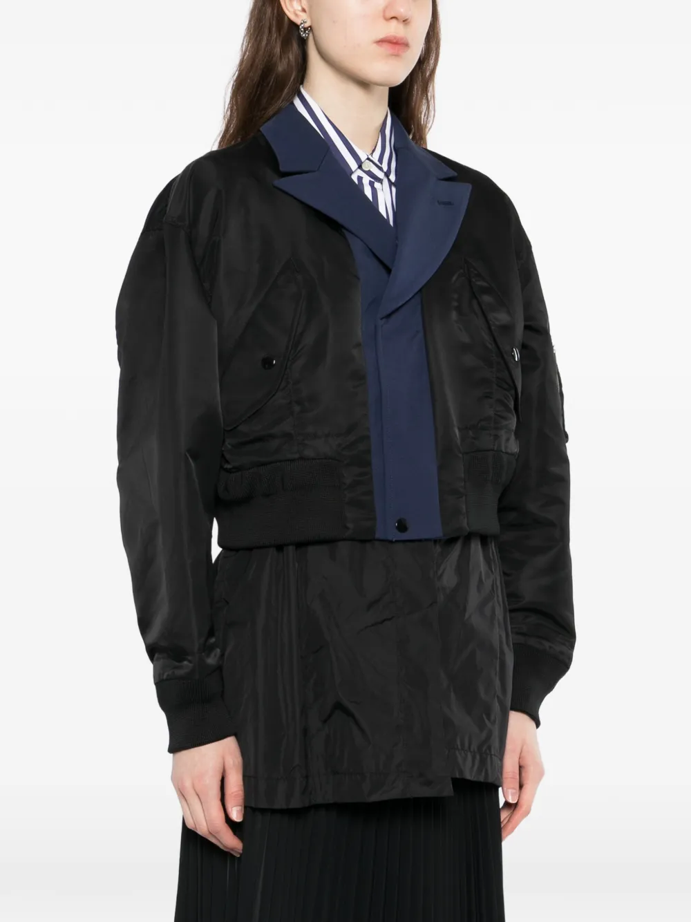  Toga Pulla Twill Jacket - Black 