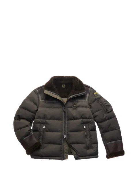 Blauer padded fur-collar jacket