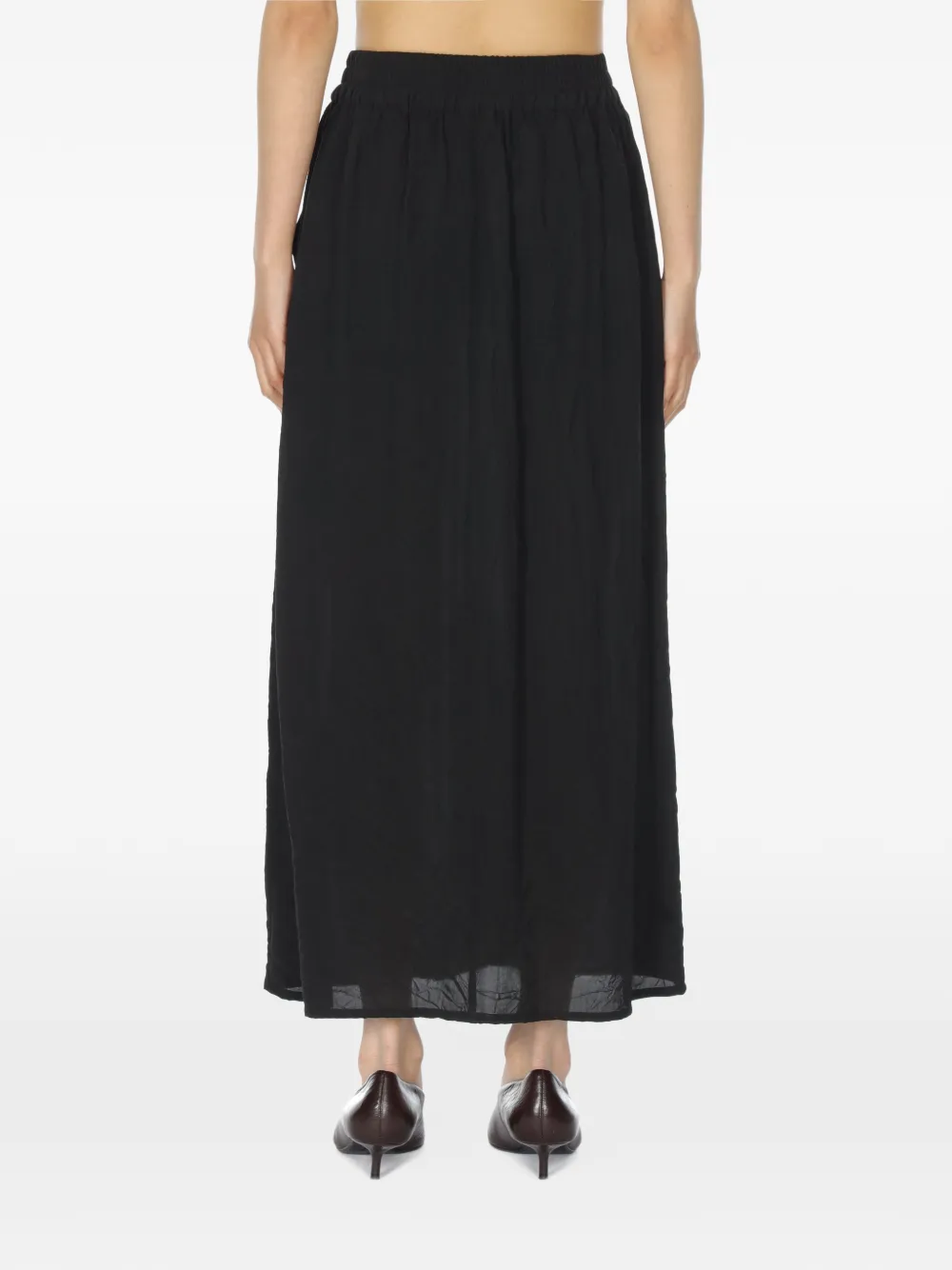 Studio Nicholson Rok met elastische taille Zwart
