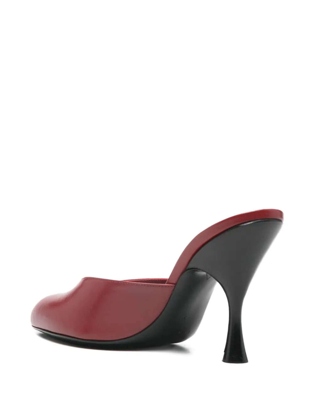  Herbert Levine Sitting Pretty Cone-heel Mules - Red 