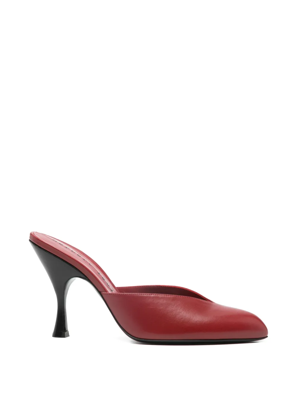 HERBERT LEVINE Mules Sitting Pretty con tacco a cono - Rosso
