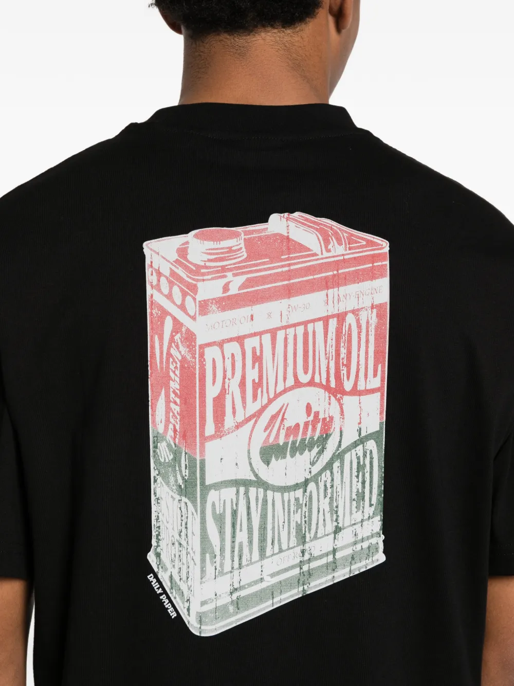 Daily Paper T-shirt met logoprint Zwart