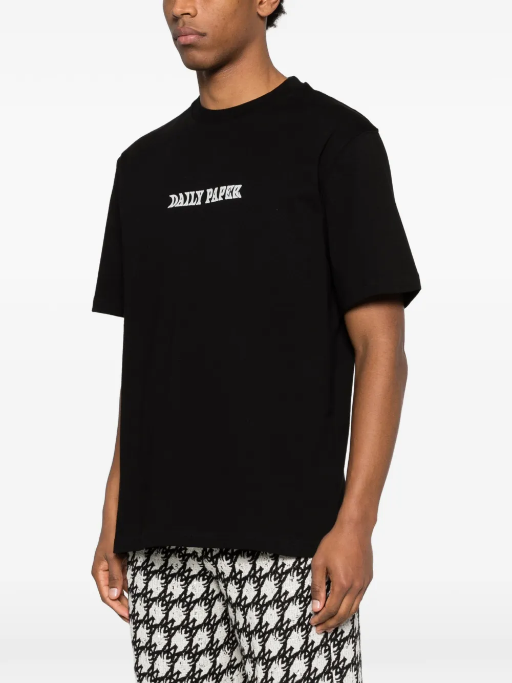 Daily Paper T-shirt met logoprint Zwart