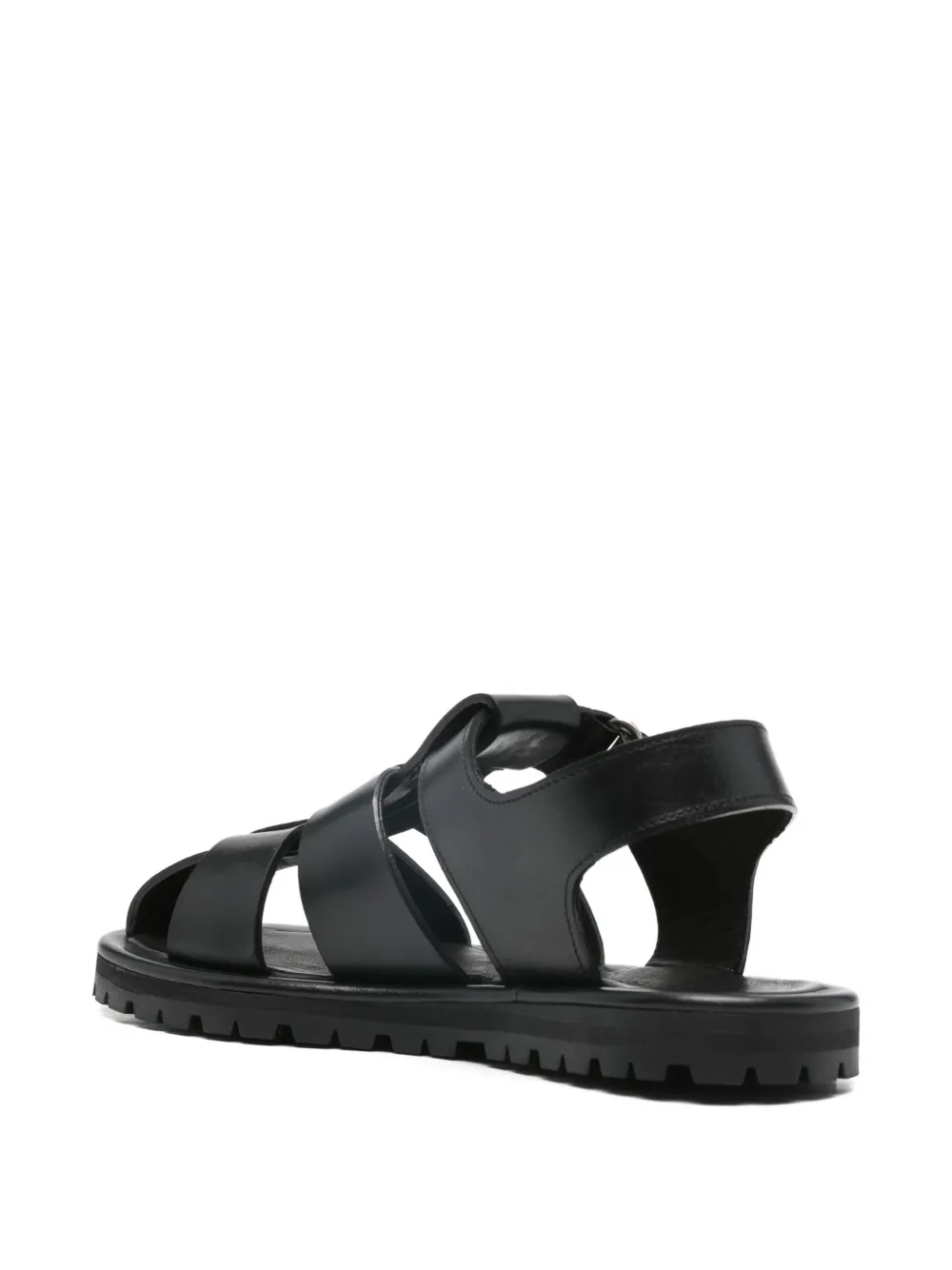 Studio Nicholson Sandom leren sandalen Zwart
