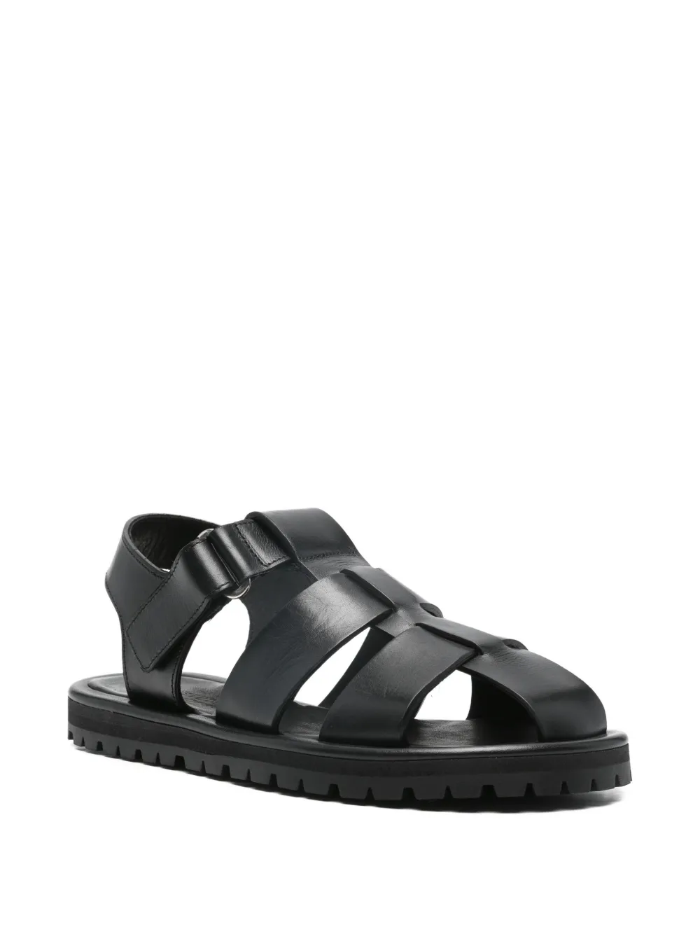 Studio Nicholson Sandom leren sandalen Zwart