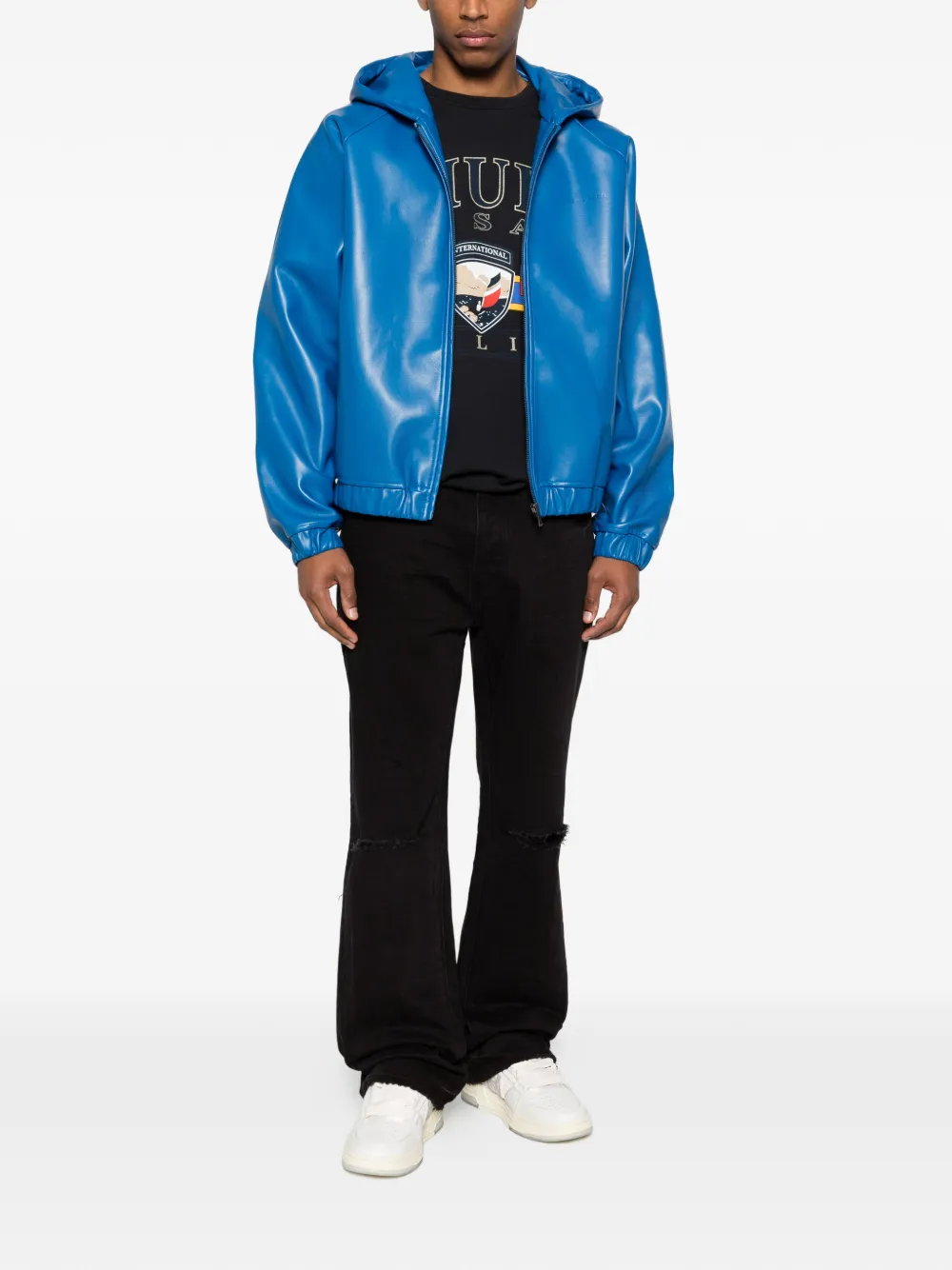  Daily Paper Pu Scuba Jacket - Blue 