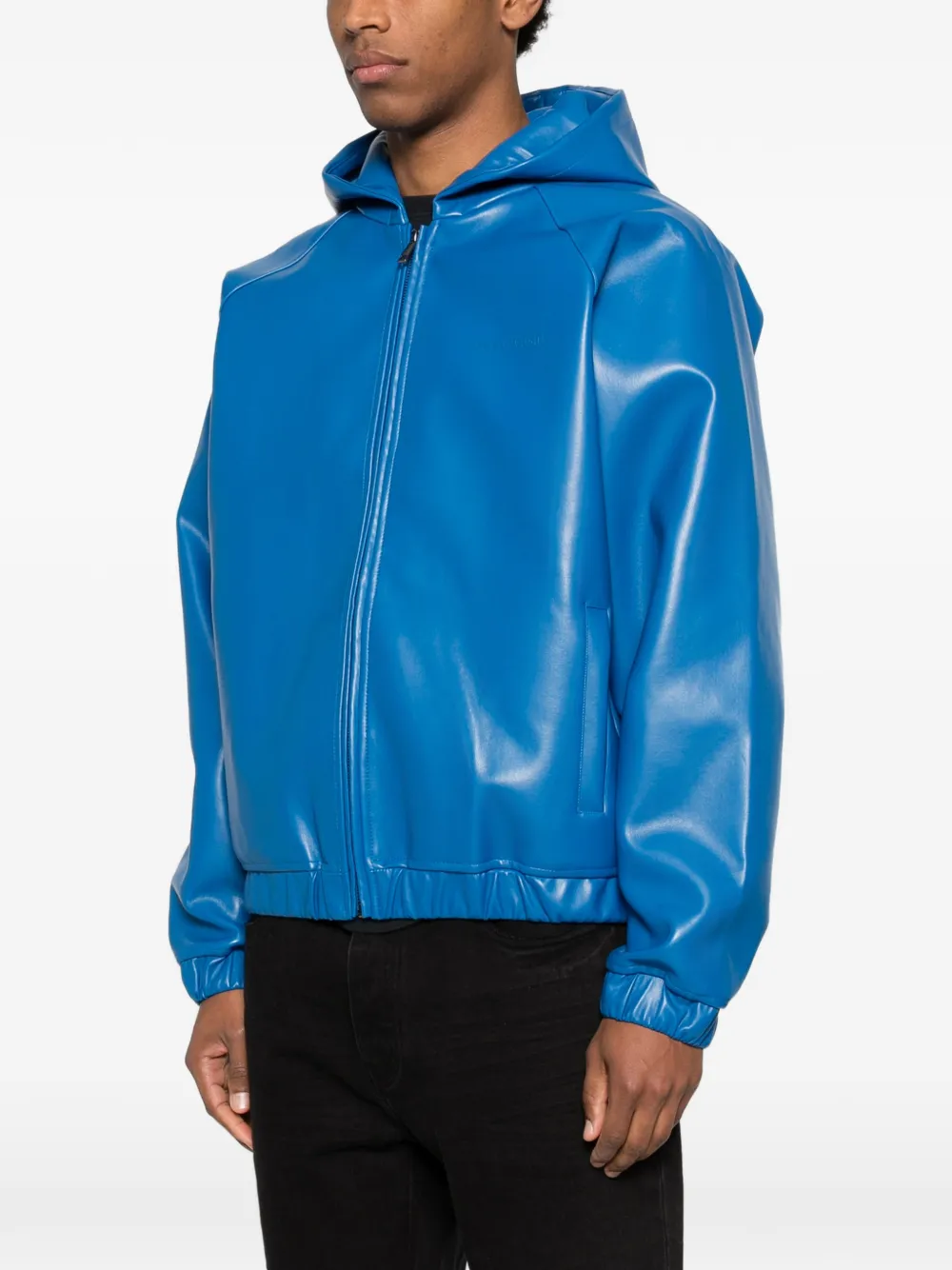  Daily Paper Pu Scuba Jacket - Blue 
