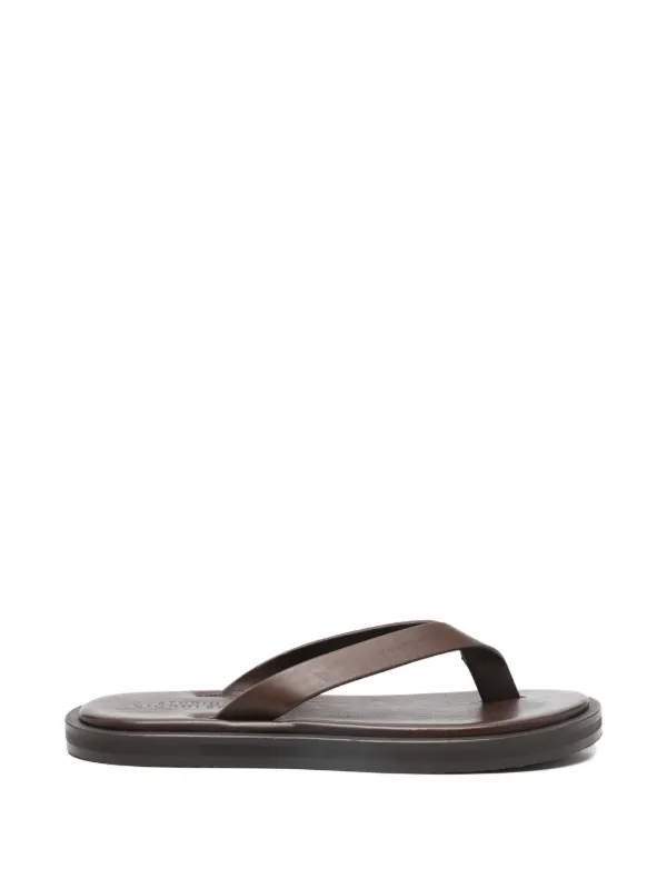 Studio Nicholson Curren Thong-strap Sandals in Brown